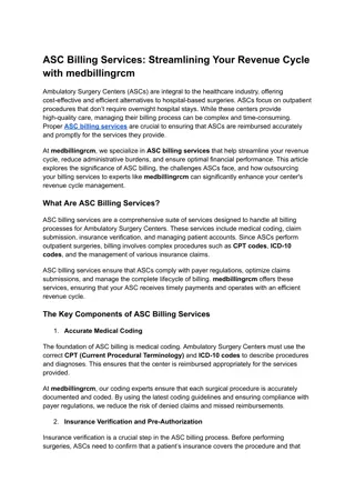 ASC Billing Services_ Streamlining Your Revenue Cycle with medbillingrcm