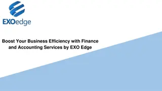 Boost Your Business Efficiency with Finance and Accounting Services by EXO Edge