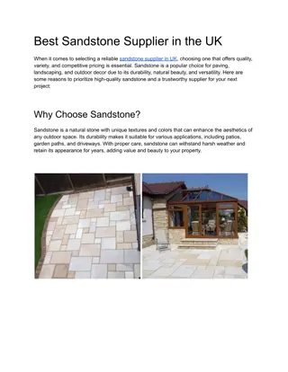 Best Sandstone Supplier in the UK