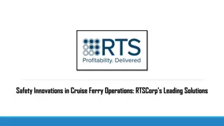 Safety Innovations in Cruise Ferry Operations RTSCorp's Leading Solutions