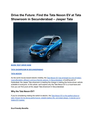 Drive the Future_ Find the Tata Nexon EV at Tata Showroom in Secunderabad – Jasper Tata