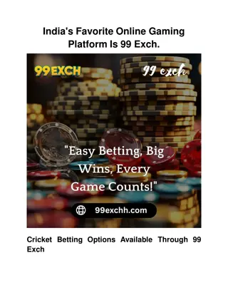 India's Favorite Online Gaming Platform Is 99 Exch