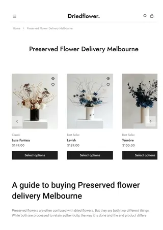 Discover Beautiful Preserved Flowers in Melbourne