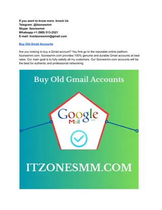 Essential Tips How to Buying Old Gmail Accounts in