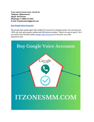 Buy Cheap Google Voice Accounts | Bulk Google Voic