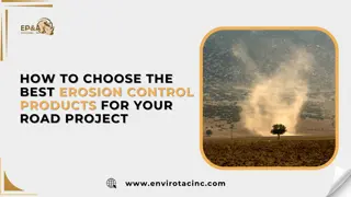 How to Choose the Best Erosion Control Products for Your Road Project