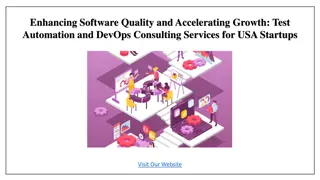 Test Automation and DevOps Consulting Services for USA Startups