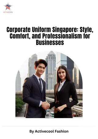 Corporate Uniform Singapore Style, Comfort, and Professionalism for Businesses