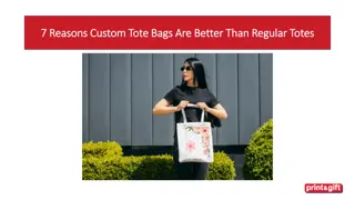 7 Reasons Custom Tote Bags Are Better Than Regular Totes