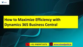 Dynamics 365 Business Central Training | Business Central Training Courses