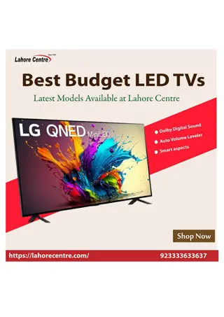 Best Budget LED TVs at Lahore Centre: Prices and Features