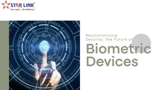 Biometric Devices: The Future of Secure Authentication