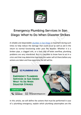 Emergency Plumbing Services in San Diego_ What to Do When Disaster Strikes