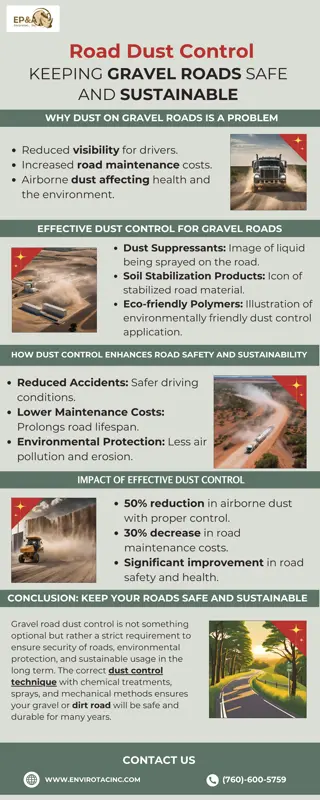 Road Dust Control Keeping Gravel Roads Safe and Sustainable