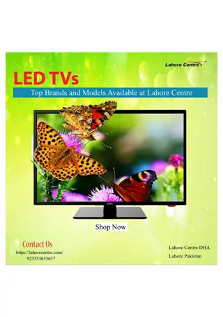 Where to Find the Best LED TV Prices in Lahore: A Guide to Lahore Centre