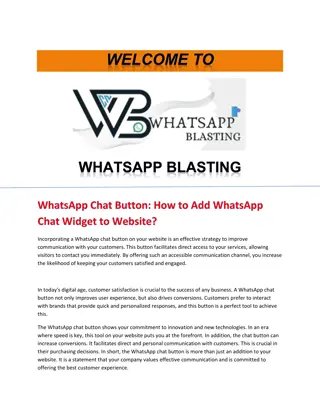 WhatsApp Chat Button How to Add WhatsApp Chat Widget to Website