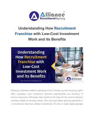 Understanding How Recruitment Franchise with Low-Cost Investment Work and its Benefits (1)