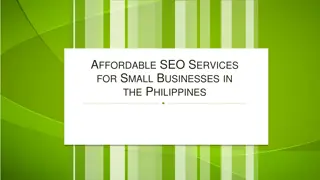 Affordable SEO Services for Small Businesses in the Philippines