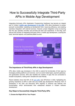 How to Successfully Integrate Third-Party APIs in Mobile App Development