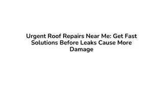 Urgent Roof Repairs Near Me Get Fast Solutions Before Leaks Cause More Damage