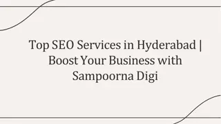 Top SEO Services in Hyderabad  Boost Your Business with Sampoorna Digi