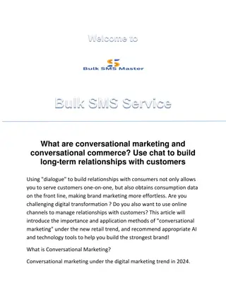 What are conversational marketing and conversational commerce? Use chat to build