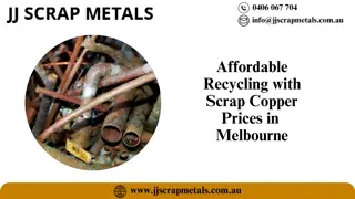 Affordable Recycling with Scrap Copper Prices in  Melbourne (1)