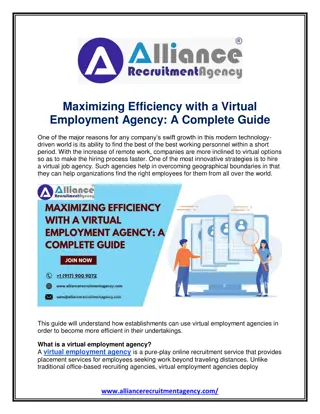 Maximizing Efficiency with a Virtual Employment Agency A Complete Guide