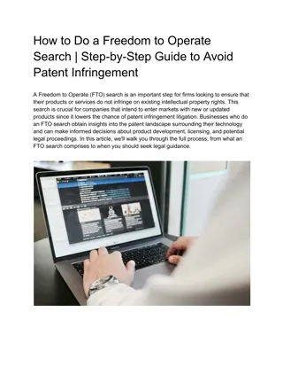 How to Do a Freedom to Operate Search | InventionIP