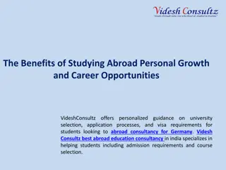 The Benefits of Studying Abroad Personal Growth and Career Opportunities