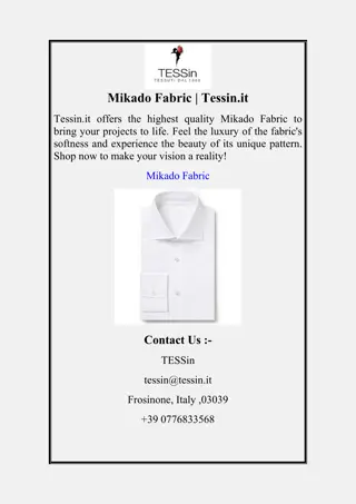 Mikado Fabric  Tessin.it