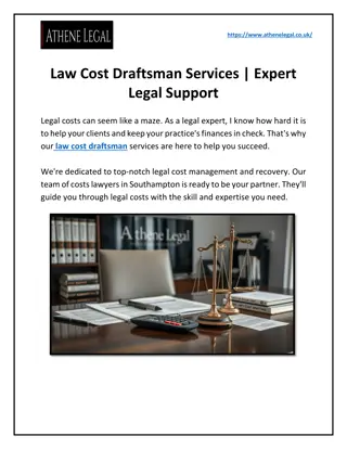 Law Cost Draftsman Services | Expert Legal Support