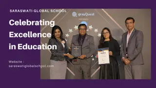 Saraswati Global School Celebrating Excellence in Education