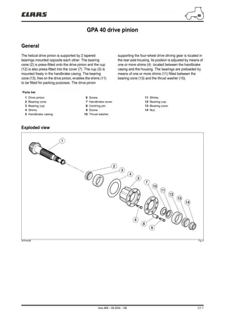 CLAAS ARES 836-816 RZ (Type A02) Tractor Service Repair Manual Instant Download