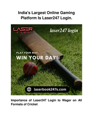 India's Largest Online Gaming Platform Is Laser247 Login