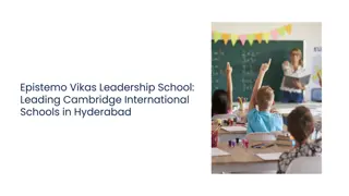 Epistemo Vikas Leading Cambridge International Schools in Hyderabad for Success