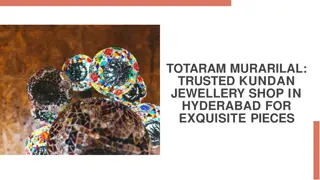 Totaram Murarilal Trusted Kundan Jewellery Shop in Hyderabad for Exquisite Pieces