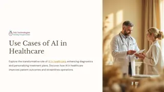 Use Cases of AI in Healthcare