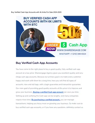 Buy Verified Cash App Accounts