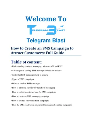 How to Create an SMS Campaign to