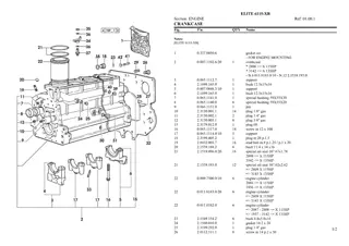 HURLIMANN elite 6115-xb Tractor Parts Catalogue Manual Instant Download