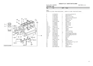 HURLIMANN joker 75.4 e Tractor Parts Catalogue Manual Instant Download (SN h10s714wt1e10001 and up)