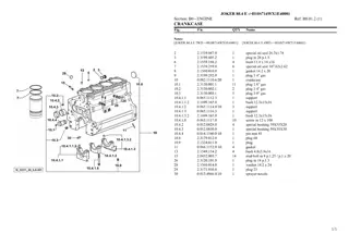 HURLIMANN joker 80.4 e Tractor Parts Catalogue Manual Instant Download (SN h10s714wx1e40001 and up)