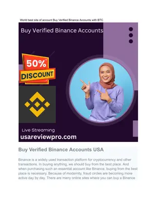 Buy Verified Binance Accounts