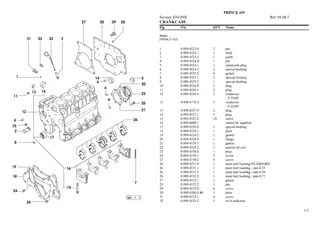 HURLIMANN prince 435 Tractor Parts Catalogue Manual Instant Download