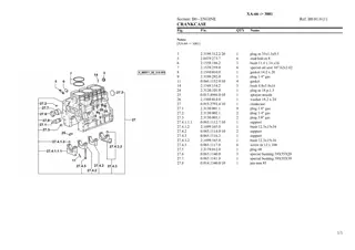 HURLIMANN xa-66 Tractor Parts Catalogue Manual Instant Download (SN 3001 and up)