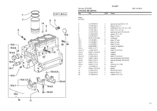 HURLIMANN xa-655 Tractor Parts Catalogue Manual Instant Download