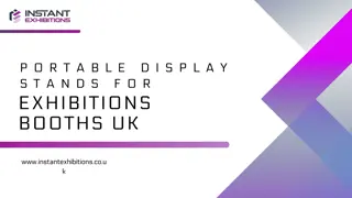 Portable Display Stands For Exhibitions Booths UK