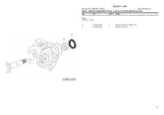 HURLIMANN xb 100 t Tier 3 Tractor Parts Catalogue Manual Instant Download (SN 1001 and up)