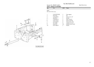 HURLIMANN XL 120.4 t4i hi level Tractor Parts Catalogue Manual Instant Download